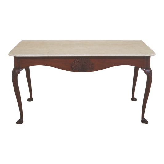 Kittinger Marble Top Colonial Williamsburg Mixing Console CW-155 Table