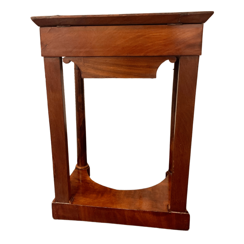 French Mahogany Work Table Nightstand