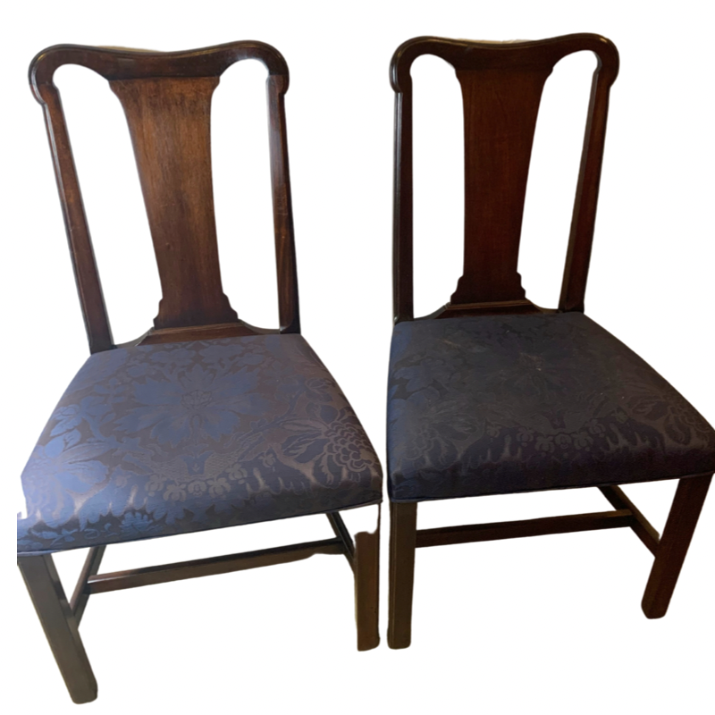 Kittinger Colonial Williamsburg Adaptation Pair of Mahogany Chairs WA1